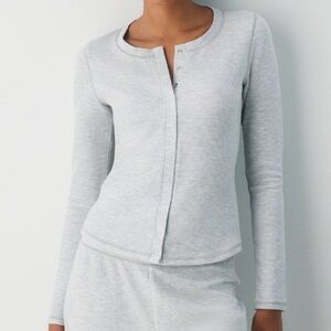 NWOT TNA Wafflex Mazzy Long Sleeve In Cardamon (Not Grey) - PTP 18